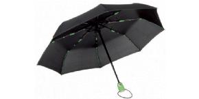 Paraguas bolsillo STREETLIFE,negro, verde claro